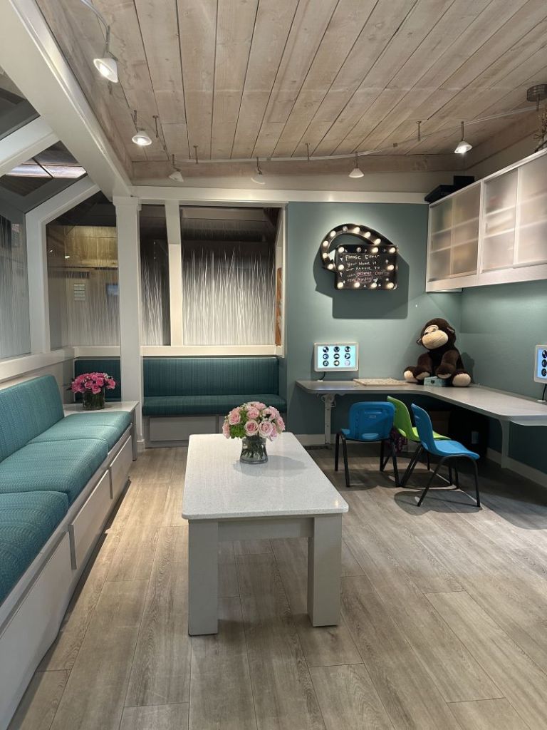 front office area, waiting area